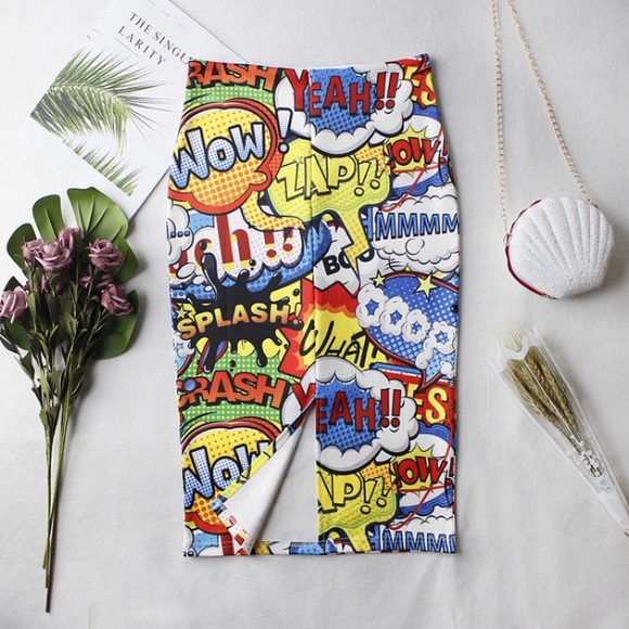 Fun Cartoon POP skirt - Picture 4 of 8